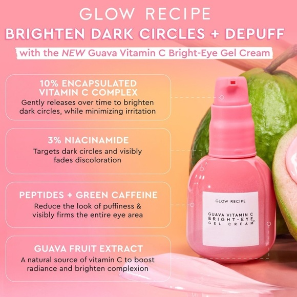 Glow Recipe Guava Vitamin C Bright Eye Gel Cream - Picture 9 of 9